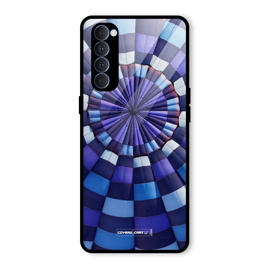 Violet Wonder Glass Back Case for Oppo Reno4 Pro