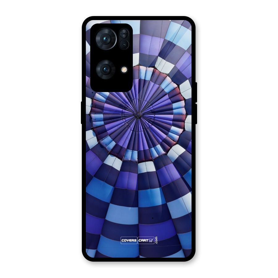 Violet Wonder Glass Back Case for Oppo Reno7 Pro 5G