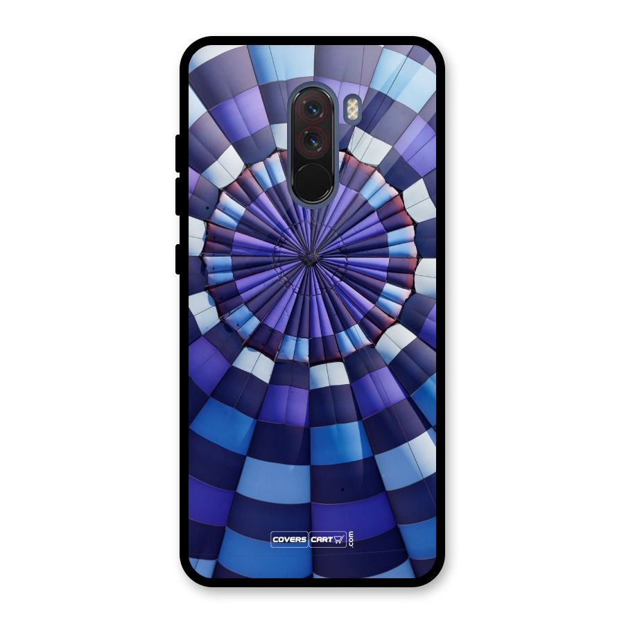 Violet Wonder Glass Back Case for Poco F1
