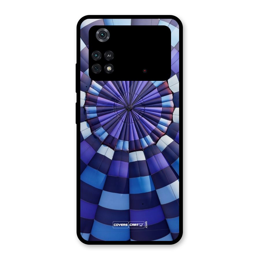 Violet Wonder Glass Back Case for Poco M4 Pro 4G