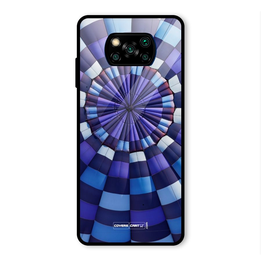 Violet Wonder Glass Back Case for Poco X3 Pro