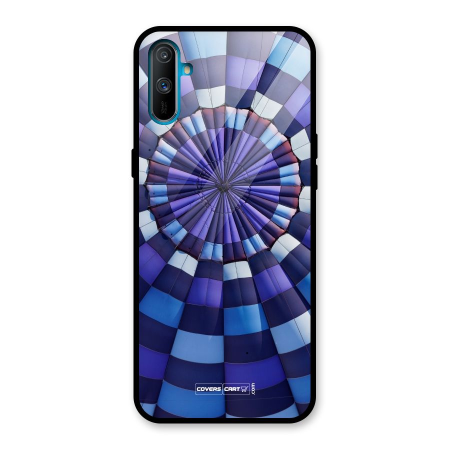 Violet Wonder Glass Back Case for Realme C3