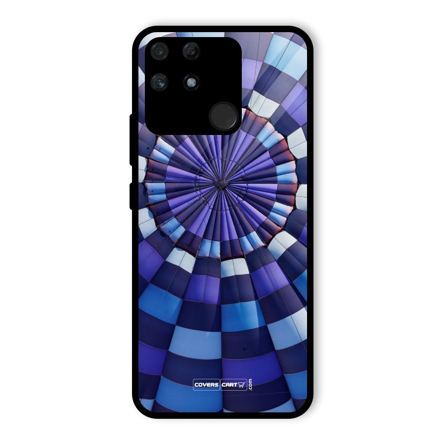 Violet Wonder Glass Back Case for Realme Narzo 50A