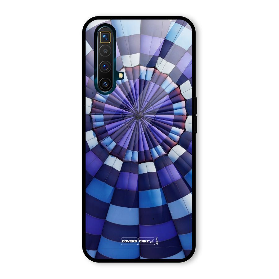 Violet Wonder Glass Back Case for Realme X3