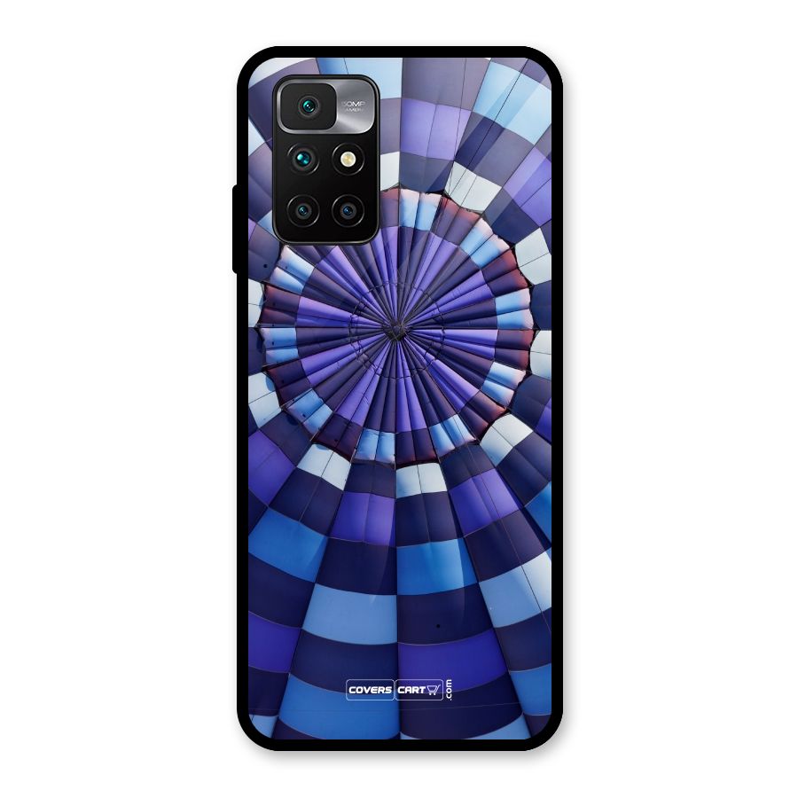 Violet Wonder Glass Back Case for Redmi 10 Prime