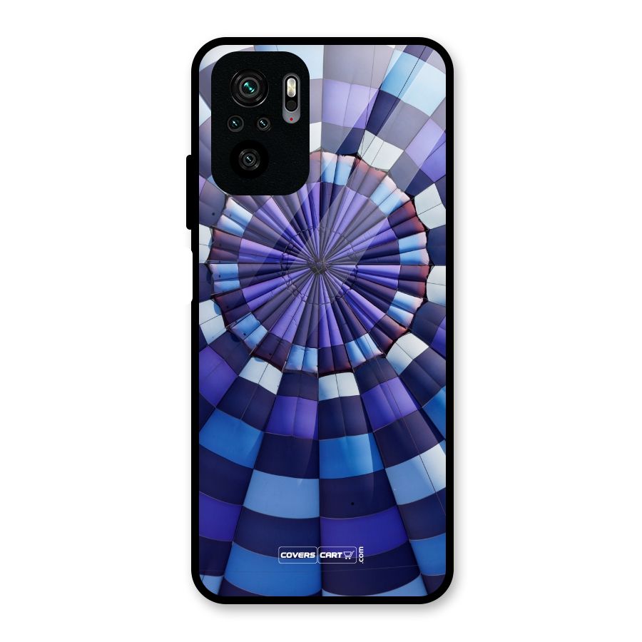 Violet Wonder Glass Back Case for Redmi Note 10S