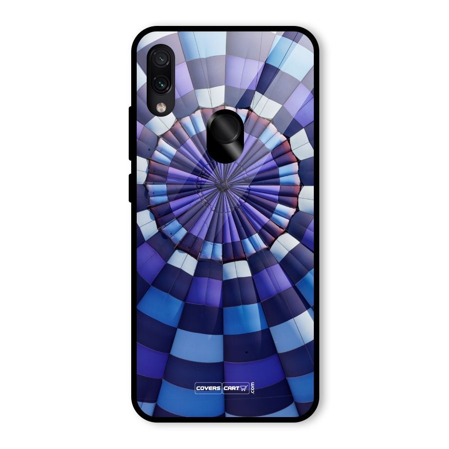 Violet Wonder Glass Back Case for Redmi Note 7 Pro