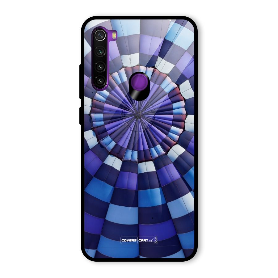 Violet Wonder Glass Back Case for Redmi Note 8