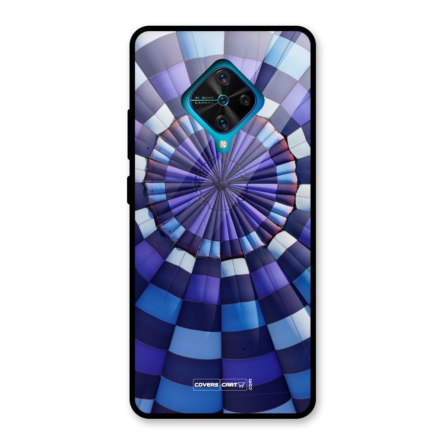 Violet Wonder Glass Back Case for Vivo S1 Pro