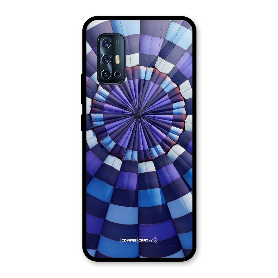 Violet Wonder Glass Back Case for Vivo V17