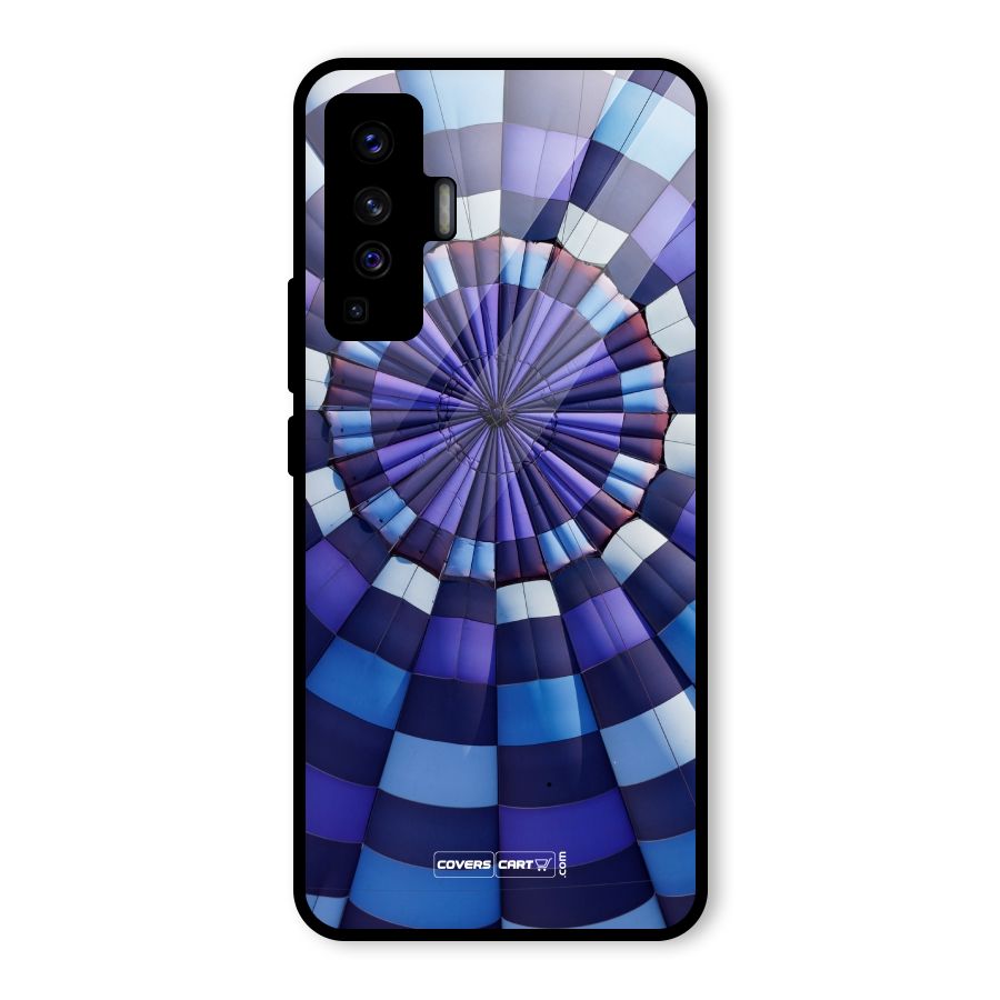 Violet Wonder Glass Back Case for Vivo X50