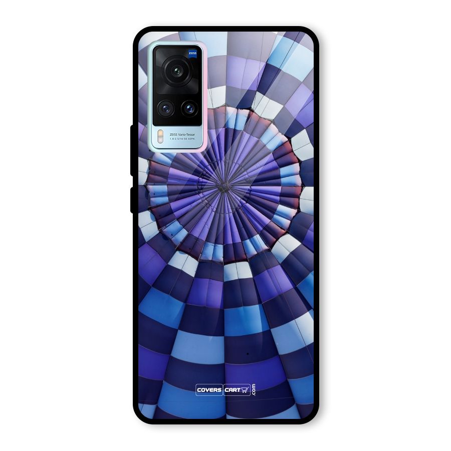 Violet Wonder Glass Back Case for Vivo X60