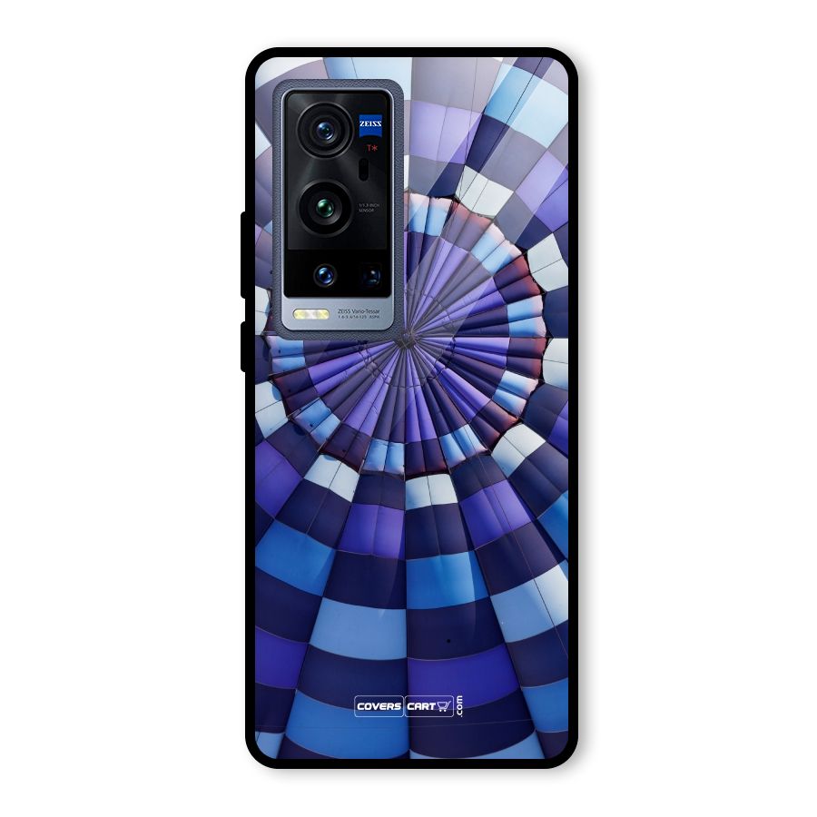 Violet Wonder Glass Back Case for Vivo X60 Pro Plus