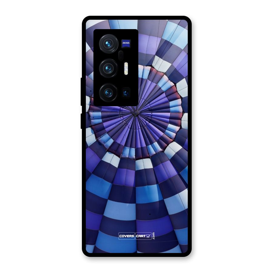 Violet Wonder Glass Back Case for Vivo X70 Pro Plus