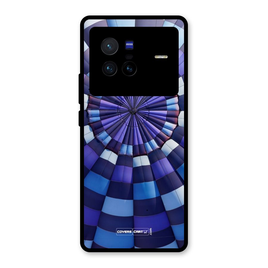 Violet Wonder Glass Back Case for Vivo X80