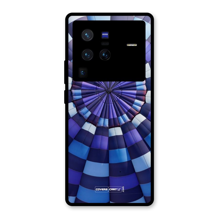 Violet Wonder Glass Back Case for Vivo X80 Pro