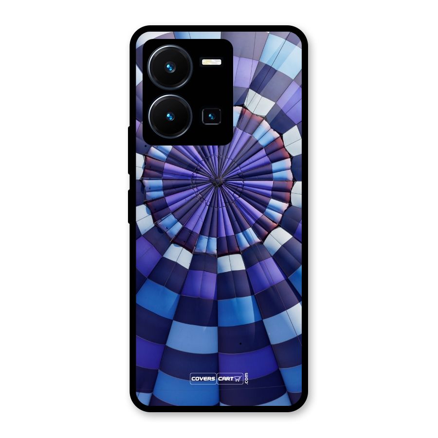 Violet Wonder Glass Back Case for Vivo Y35