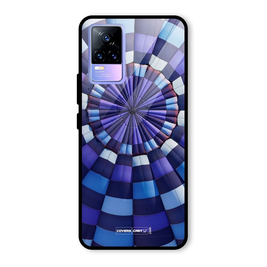 Violet Wonder Glass Back Case for Vivo Y73