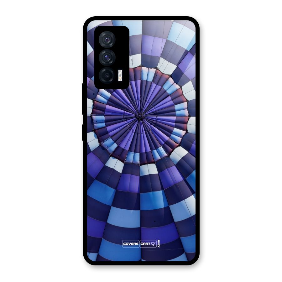 Violet Wonder Glass Back Case for Vivo iQOO 7 5G