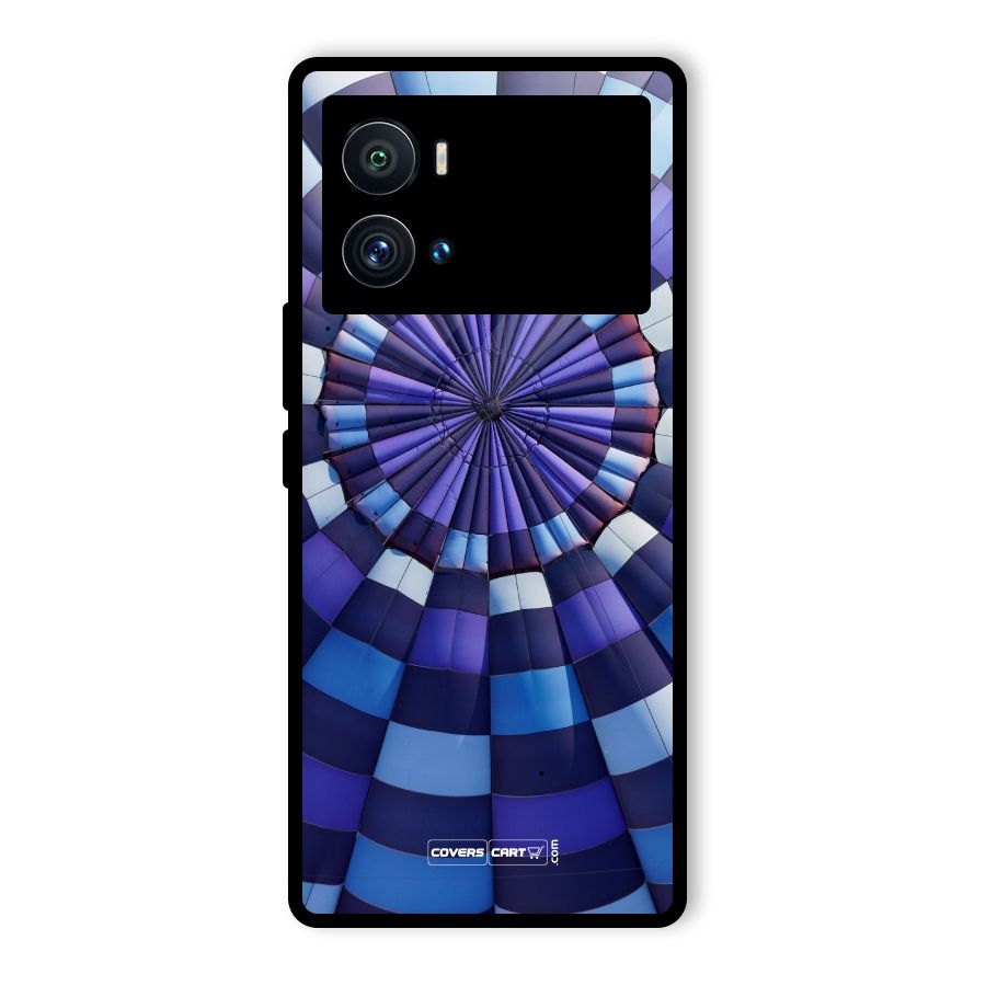 Violet Wonder Glass Back Case for Vivo iQOO 9 Pro