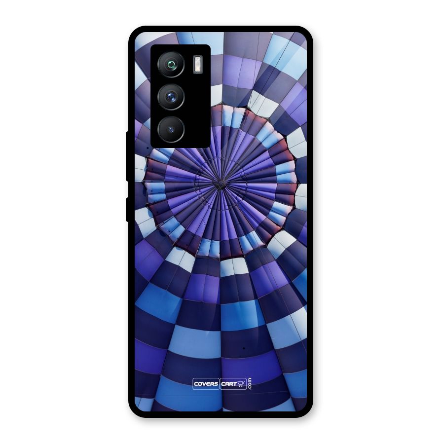 Violet Wonder Glass Back Case for Vivo iQOO 9 SE
