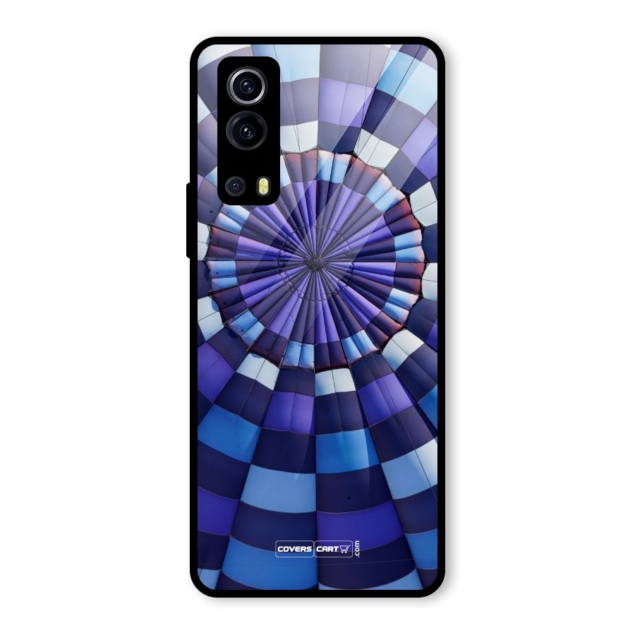 Violet Wonder Glass Back Case for Vivo iQOO Z3