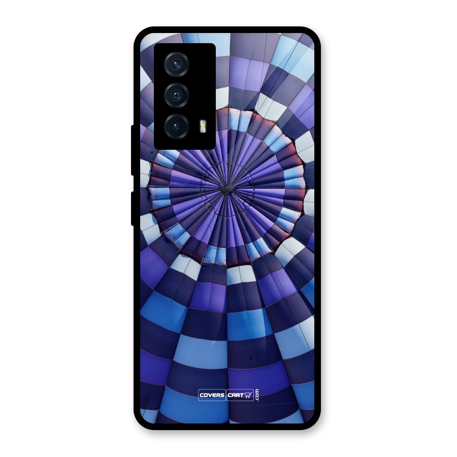 Violet Wonder Glass Back Case for Vivo iQOO Z5
