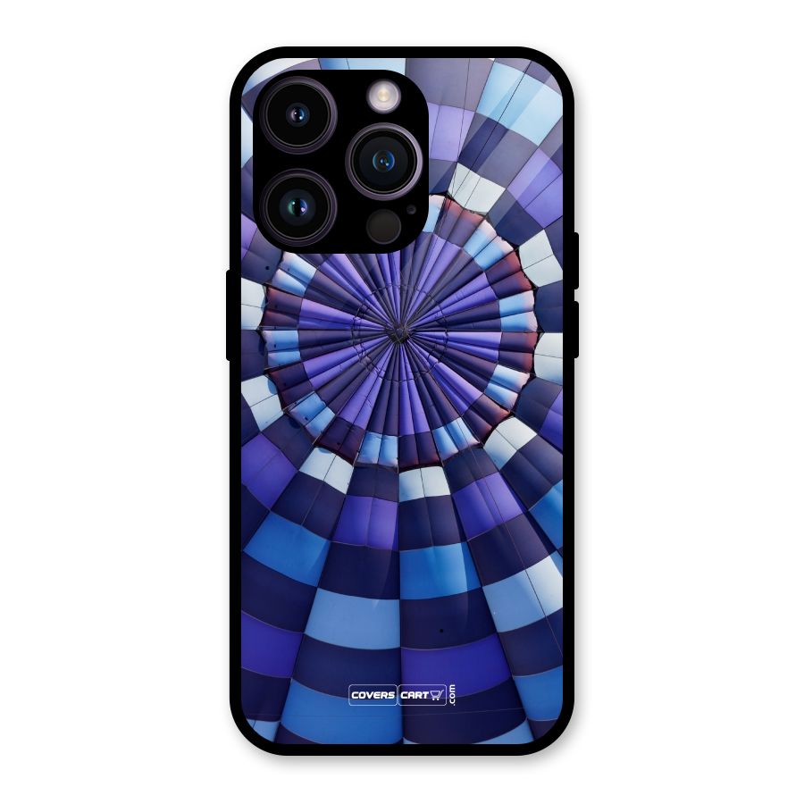 Violet Wonder Glass Back Case for iPhone 14 Pro