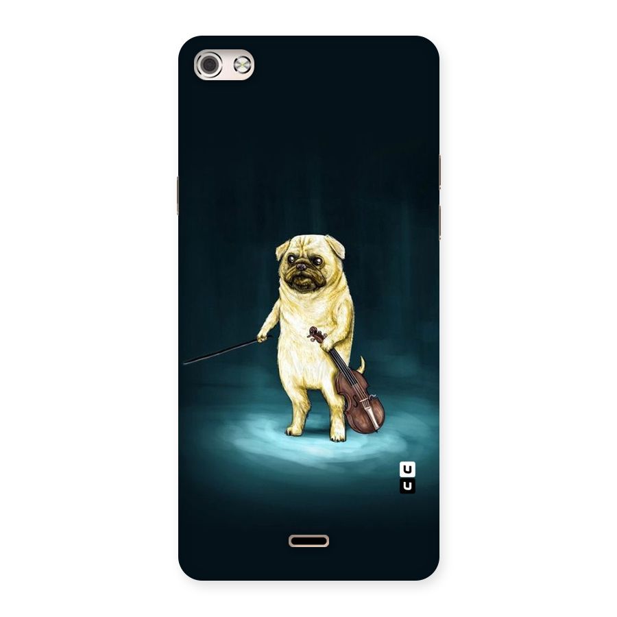 Violin Master Back Case for Micromax Canvas Silver 5