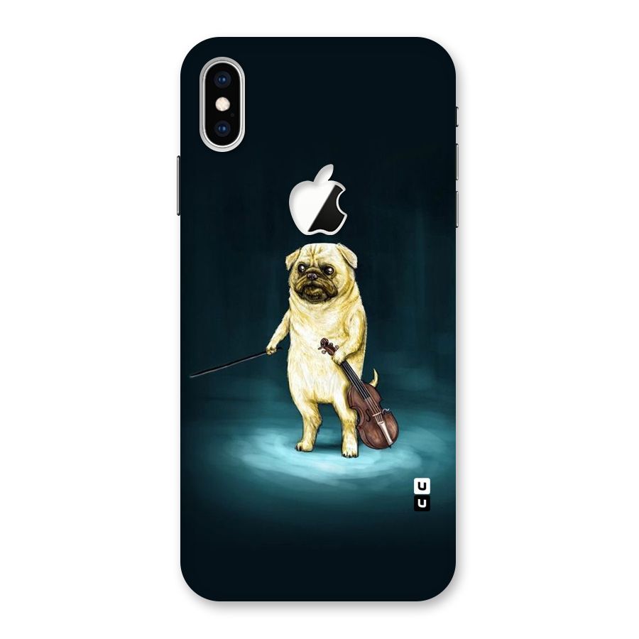 Violin Master Back Case for iPhone XS Max Apple Cut
