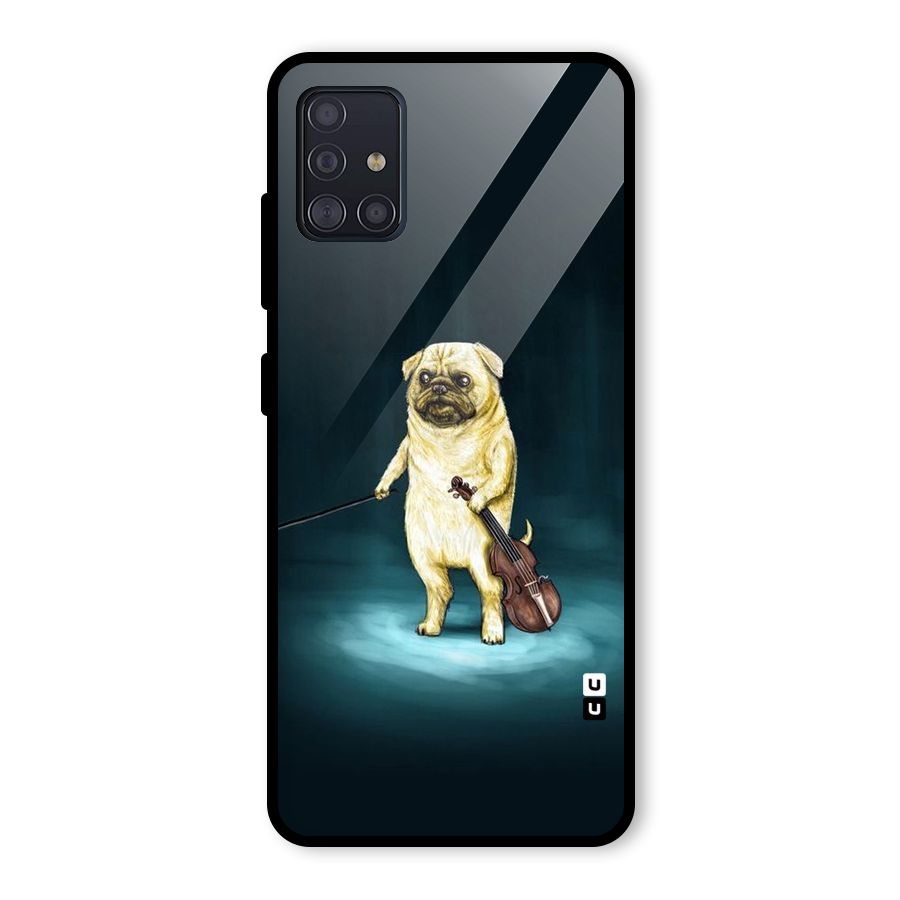 Violin Master Glass Back Case for Galaxy A51