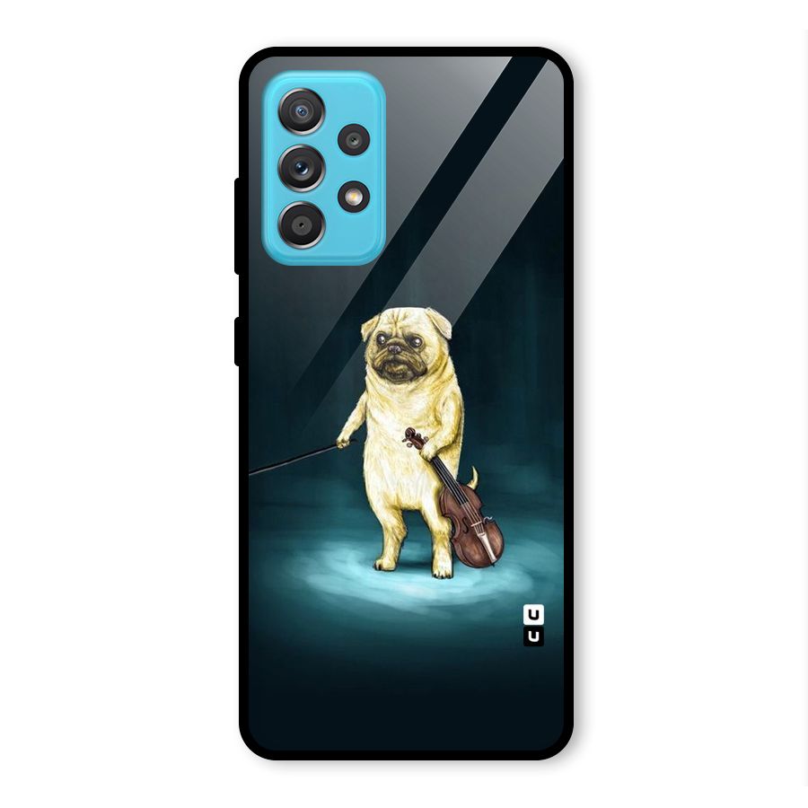 Violin Master Glass Back Case for Galaxy A52