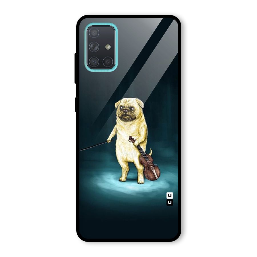 Violin Master Glass Back Case for Galaxy A71