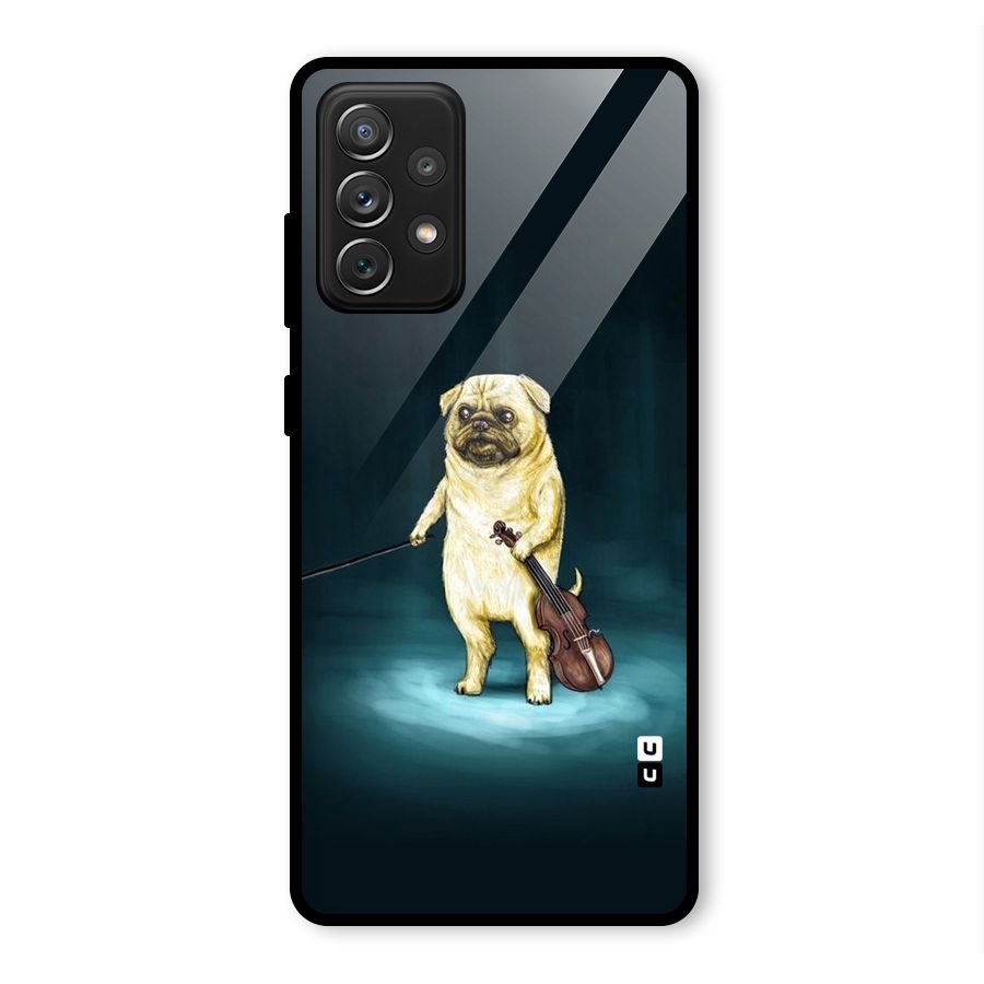 Violin Master Glass Back Case for Galaxy A72