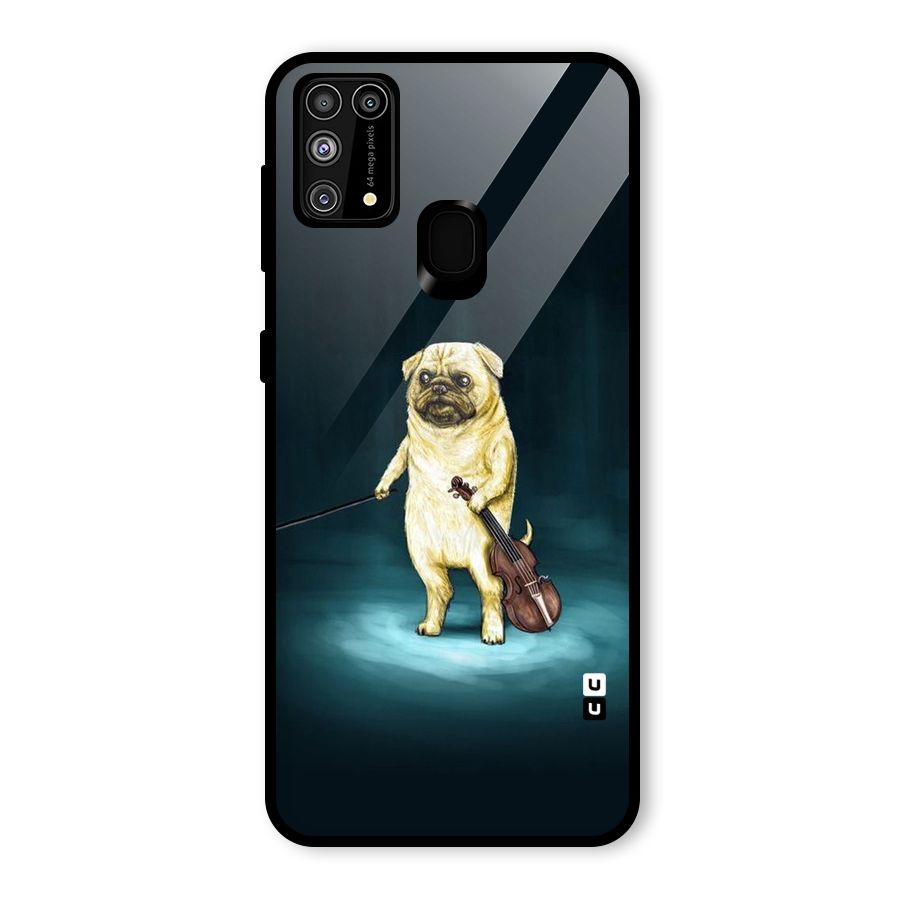 Violin Master Glass Back Case for Galaxy F41