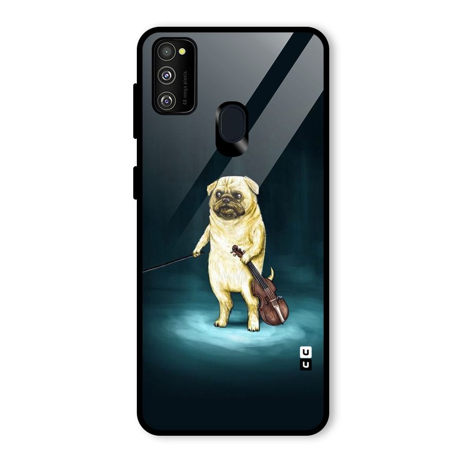 Violin Master Glass Back Case for Galaxy M30s