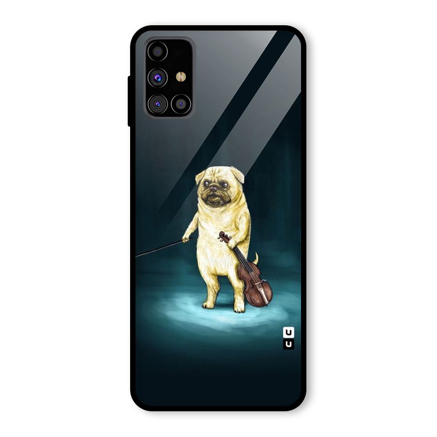 Violin Master Glass Back Case for Galaxy M31s