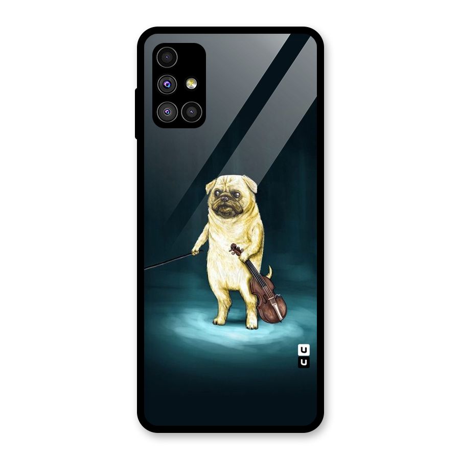 Violin Master Glass Back Case for Galaxy M51