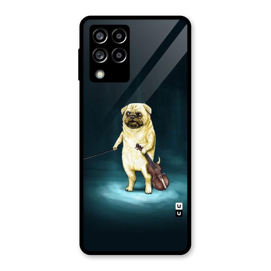 Violin Master Glass Back Case for Galaxy M53 5G
