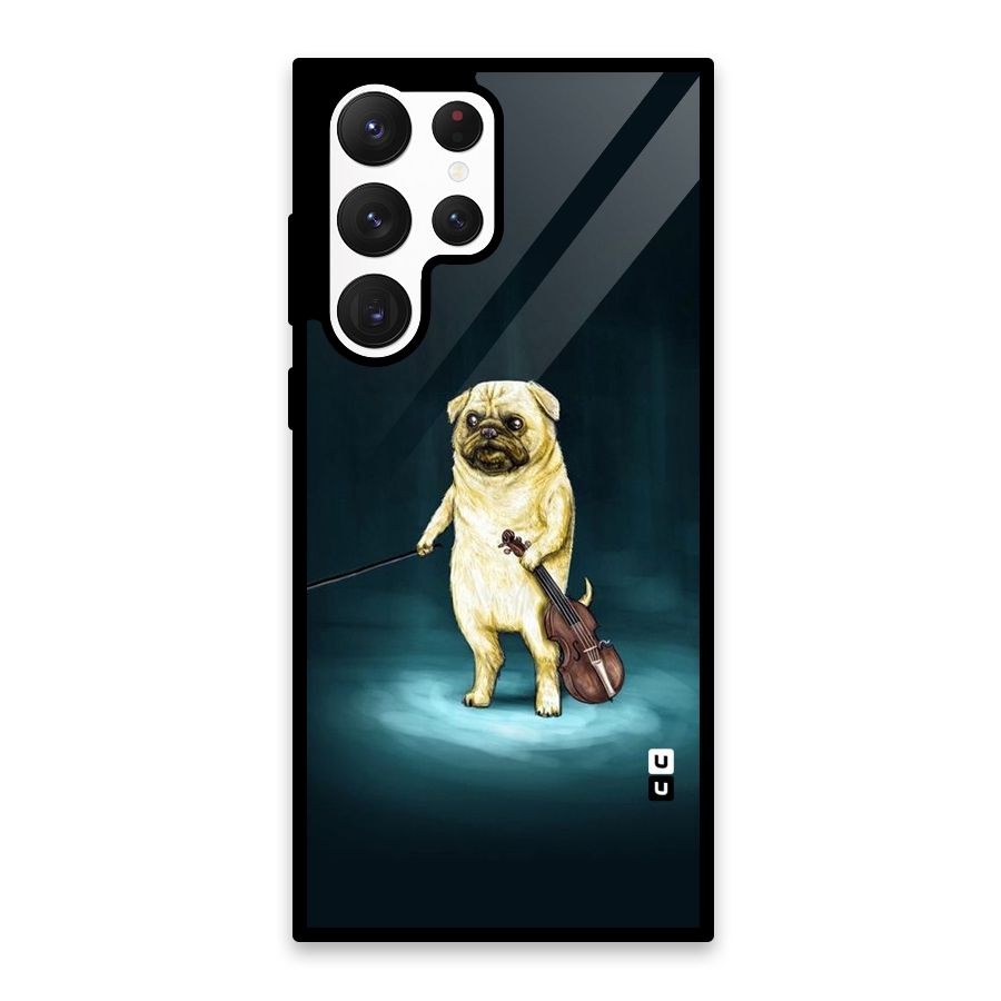 Violin Master Glass Back Case for Galaxy S22 Ultra 5G