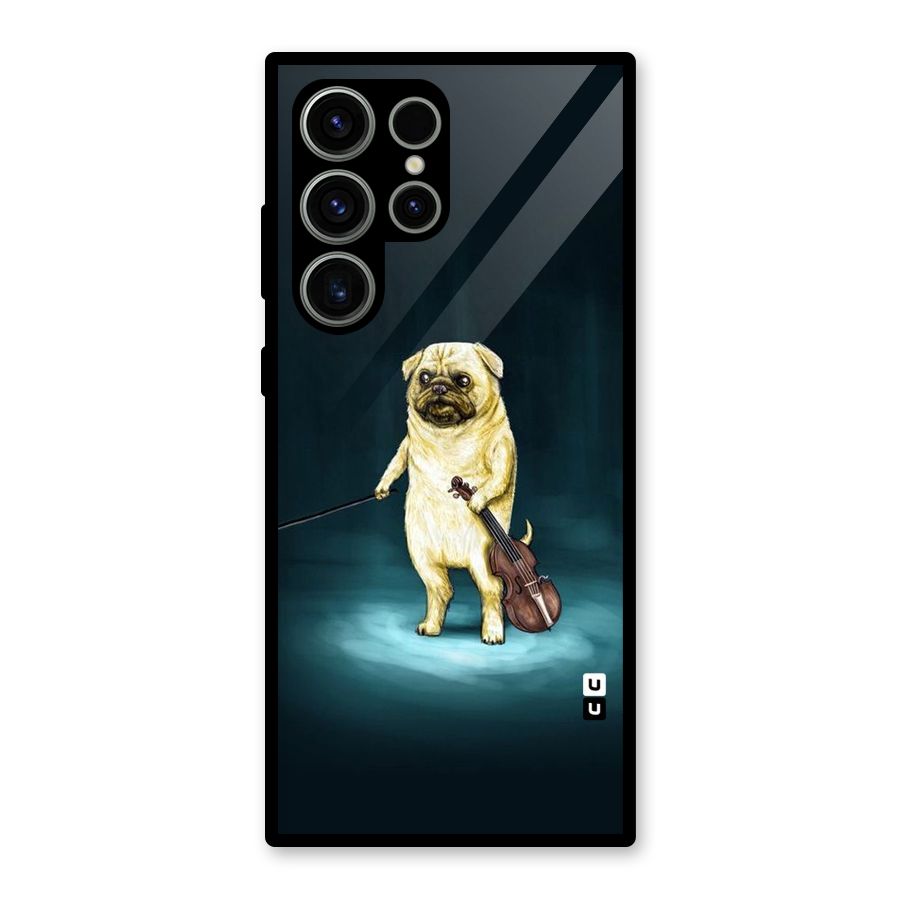 Violin Master Glass Back Case for Galaxy S23 Ultra