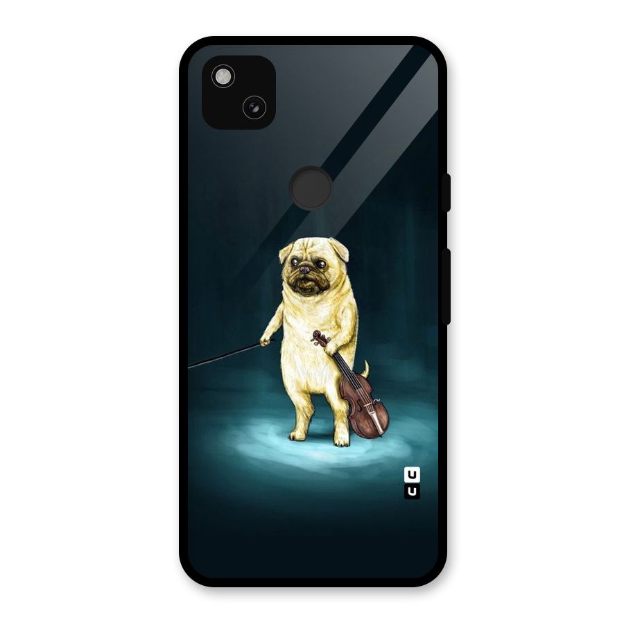 Violin Master Glass Back Case for Google Pixel 4a