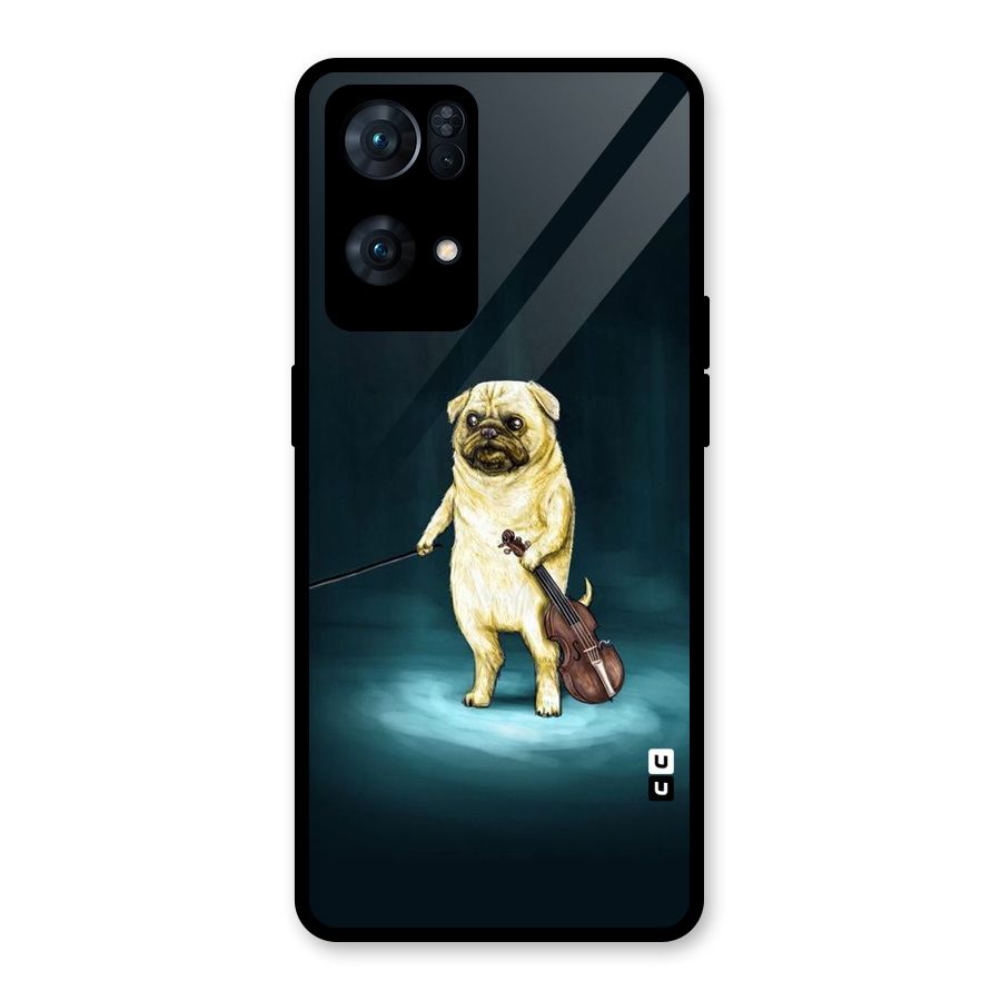 Violin Master Glass Back Case for Oppo Reno7 Pro 5G