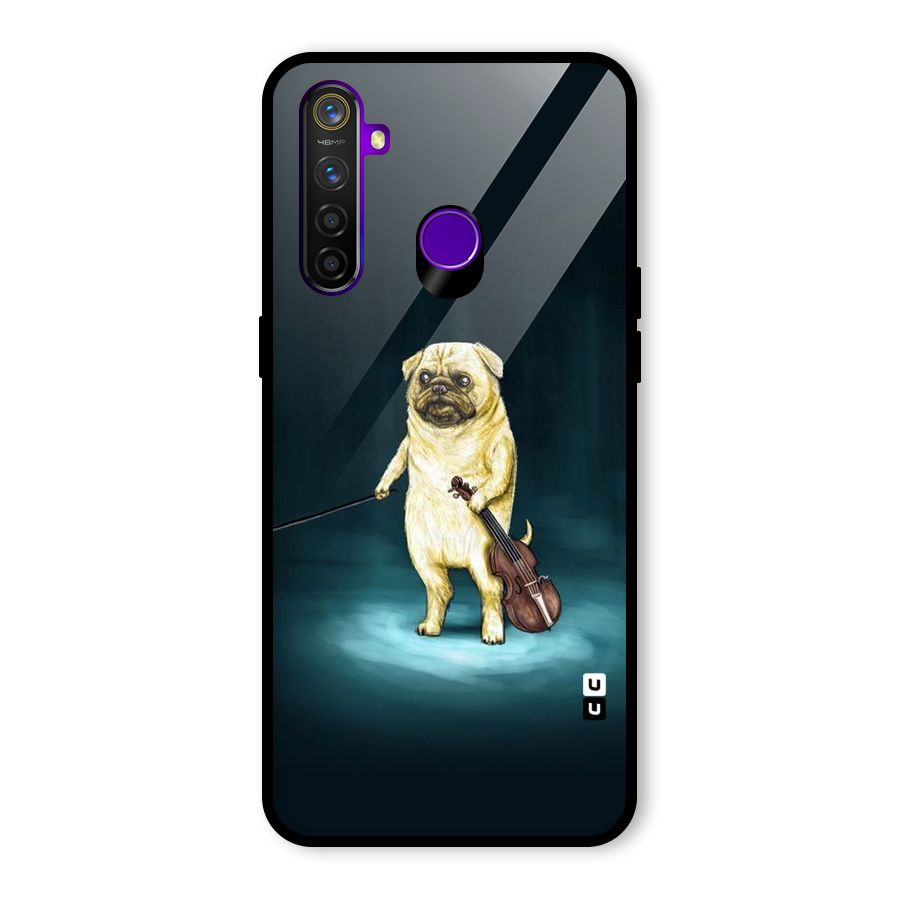 Violin Master Glass Back Case for Realme 5 Pro