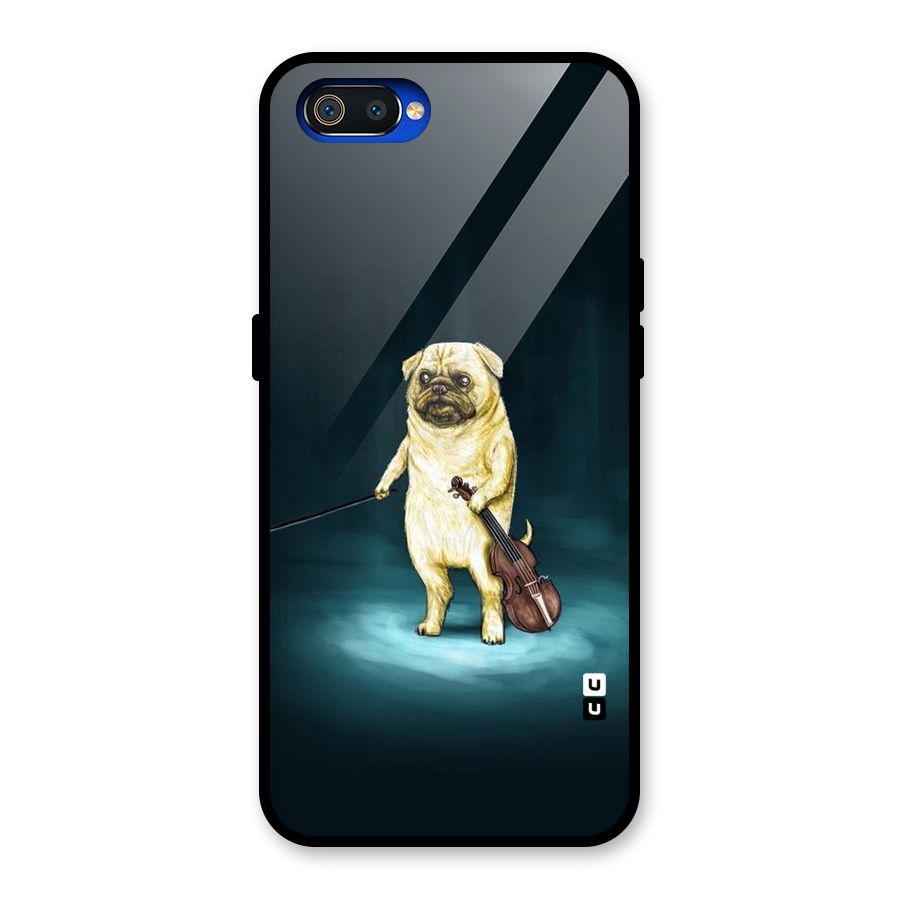 Violin Master Glass Back Case for Realme C2