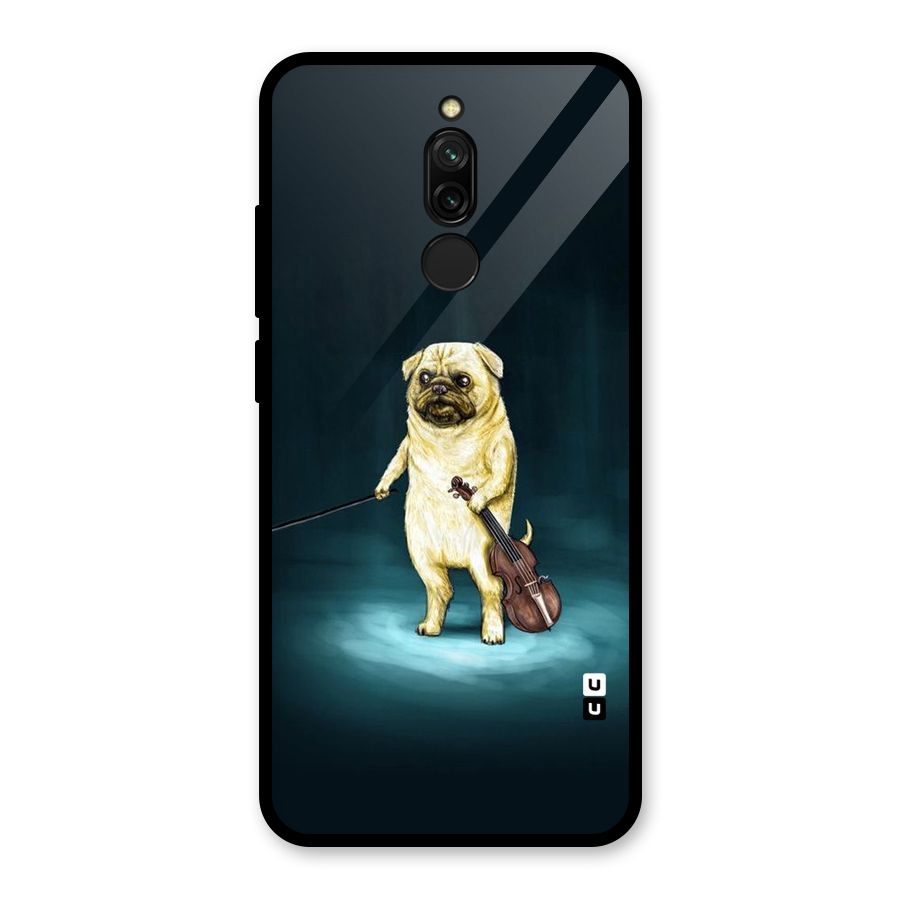 Violin Master Glass Back Case for Redmi 8