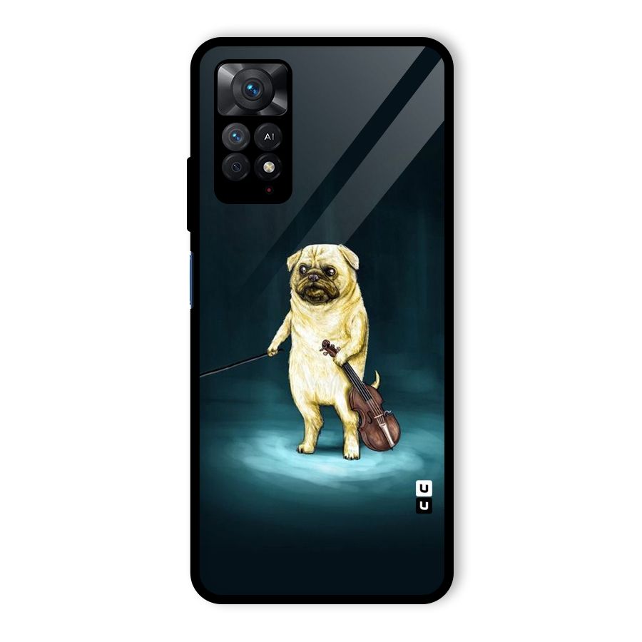 Violin Master Glass Back Case for Redmi Note 11 Pro