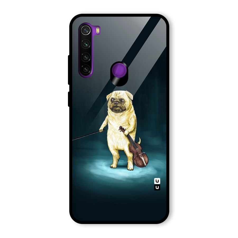 Violin Master Glass Back Case for Redmi Note 8