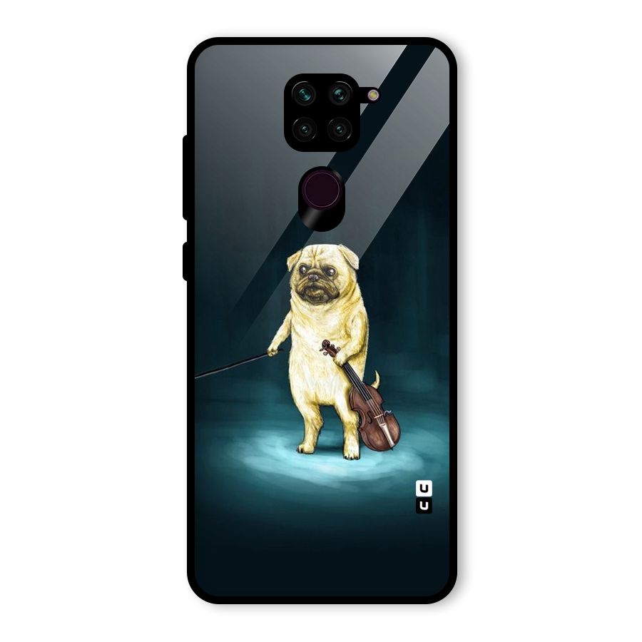 Violin Master Glass Back Case for Redmi Note 9