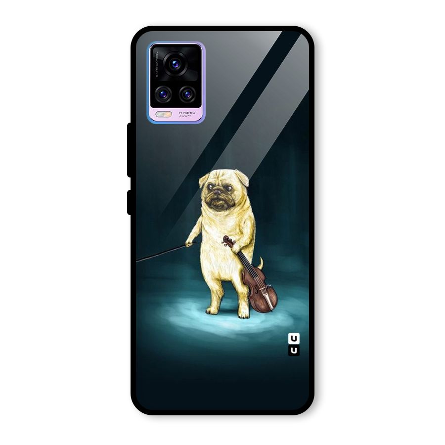 Violin Master Glass Back Case for Vivo V20 Pro